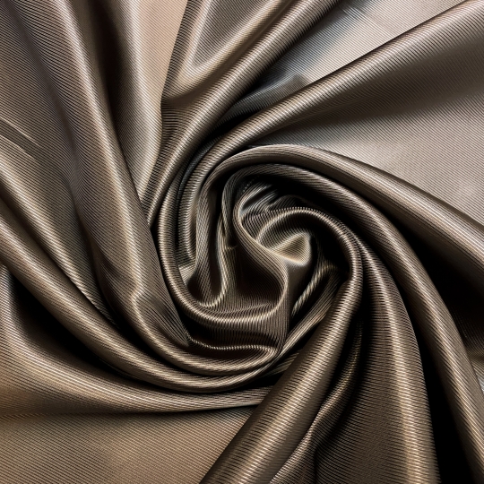 Подкладочная ткань серо-бежевого цвета с каплей оливы для пальтово-костюмной группы 434685-5 Италия 480 рублей за метр