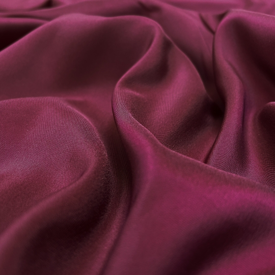 Подкладочная ткань с эластаном в холодном бордовом цвете 435400-8 Италия 680 рублей за метр