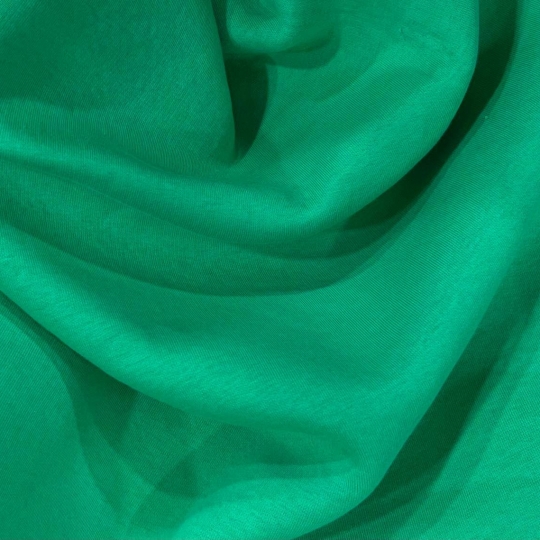 Футер с начёсом ярко-зеленого цвета 439840 Италия 980 рублей за метр