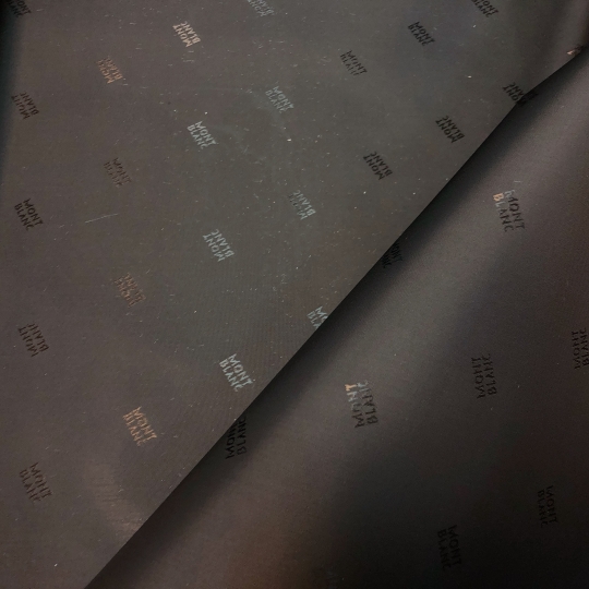 Подкладочная плотная ткань для сумок, цвет черный 432108 Германия 480 рублей за метр