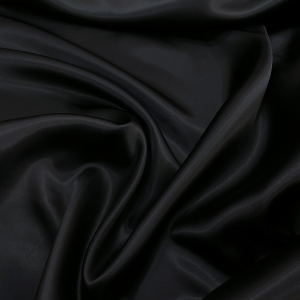 Роскошный подклад в черном цвете из итальянского стока. Имеет блгородный, насыщенный отлив. Отлично подойдет для демисезонного пальто/жакета.